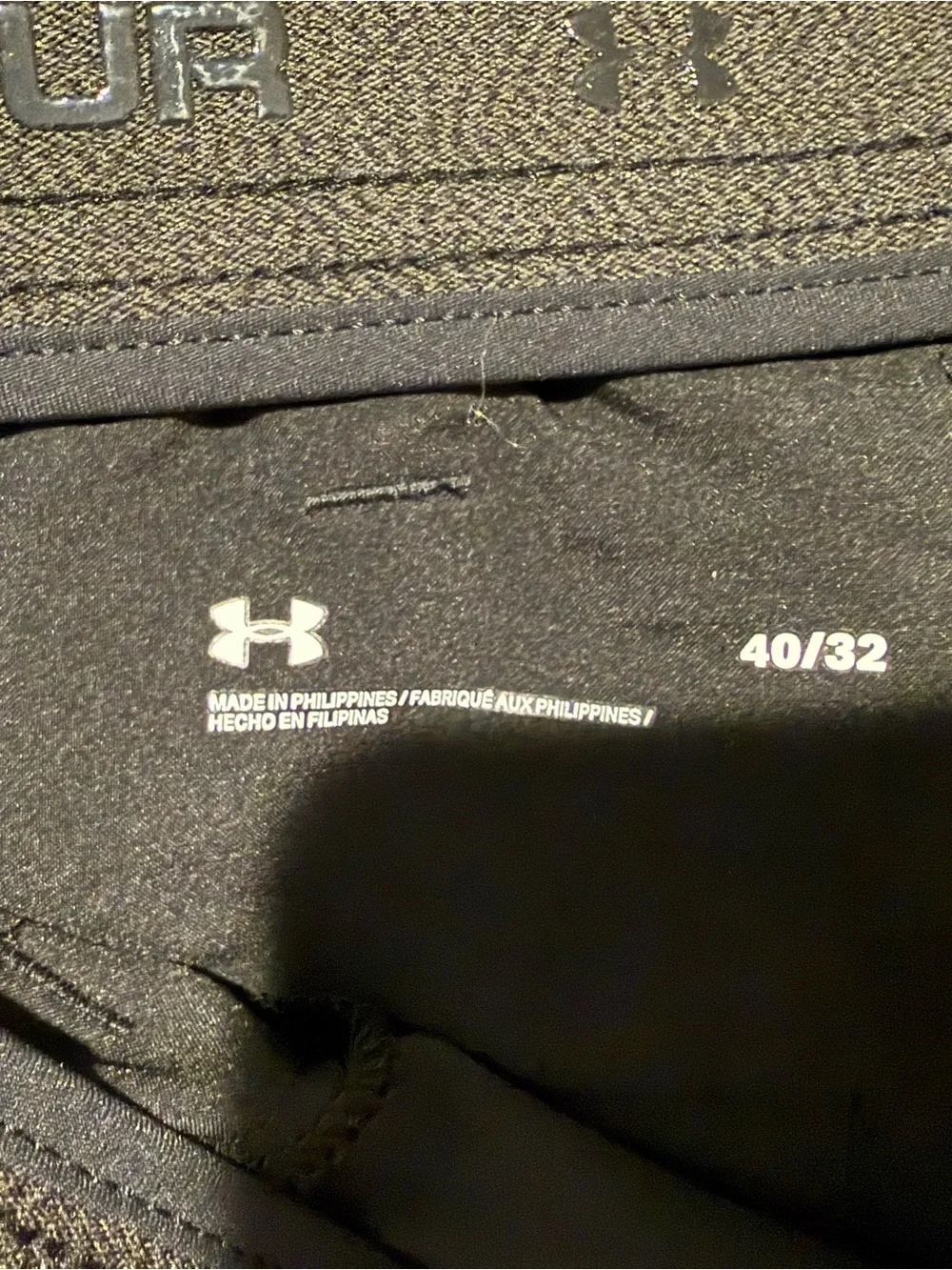 Under Armour Men's Black Chino Pants